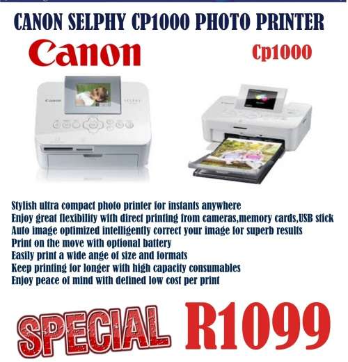 Canon Selphy CP1000 Photo Printer
