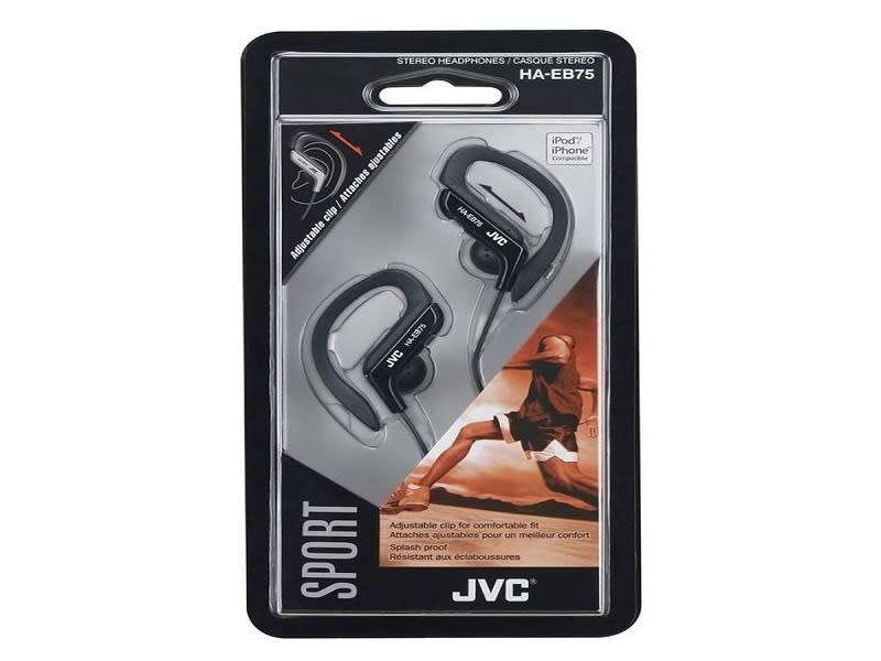USED JVC STEREO HEADPHONE HA-EB75 BLACK