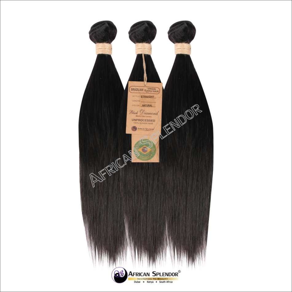 100% UNPROCESSED Virgin Remy Brazilian Human Hair 3 Bundles Set & 4''X4'' Lace Closure