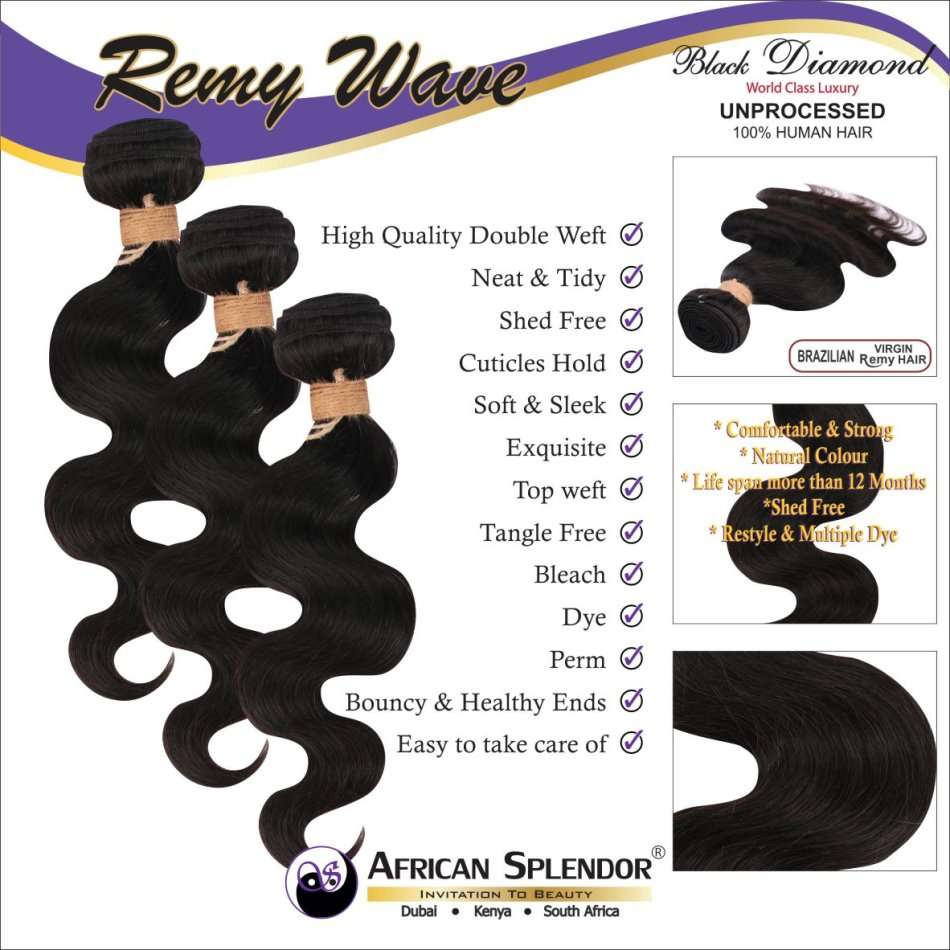 100% UNPROCESSED Virgin Remy Brazilian Human Hair Bundle