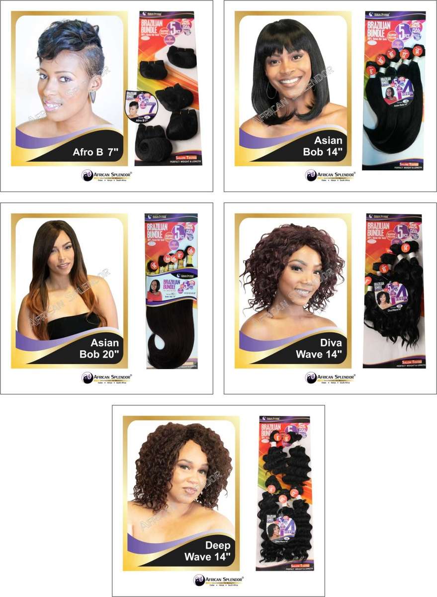 Synthetic Brazilian Bundle 5 Bundles Set