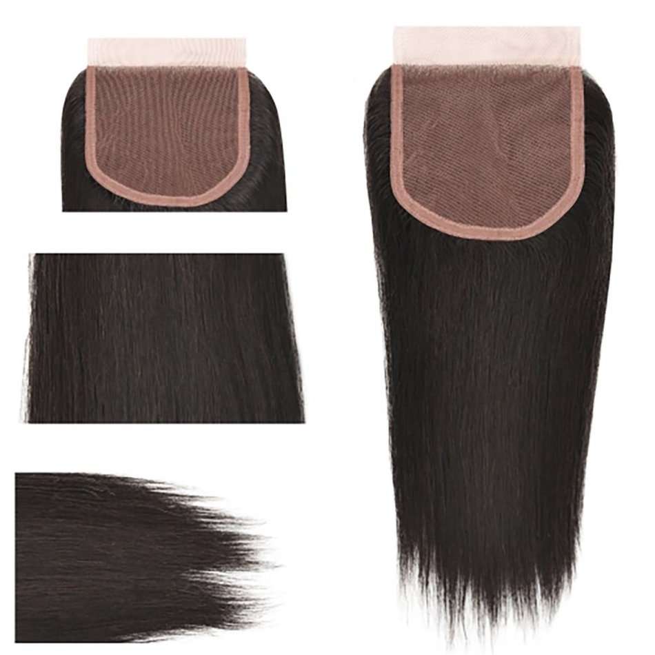 11A Virgin Remy Peruvian Human Hair Handmade 4''x4'' Lace Closure 8''-16''