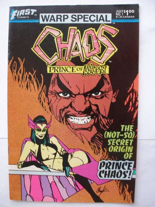 Chaos, Prince of Madness #1. First comics