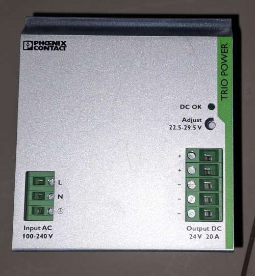 Phoenix contact power supply (TRIO-PS/1AC/24DC/20)
