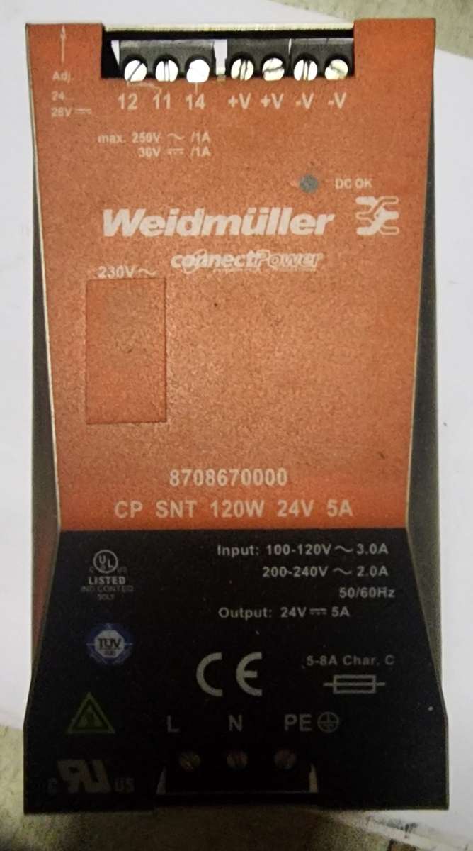 Weidmuller power supply