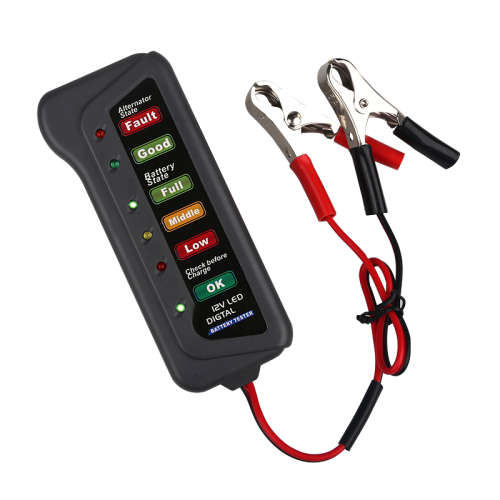 12V Battery Tester and Digital Alternator Tester