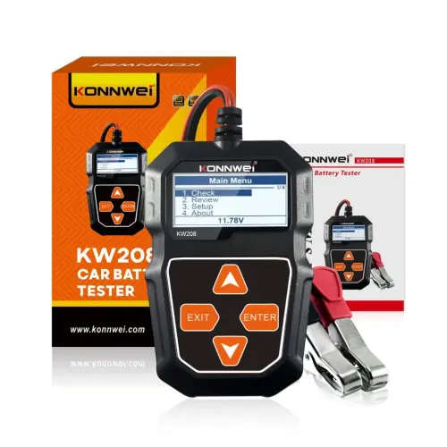 Konnwei KW208 12V Battery CCA Load & Alternator Tester