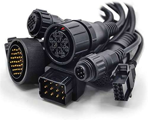 2021 DELPHI SILVER VCI WITH 8 PC CAR CABLE SET AND 8 PC TRUCK CABLE SET