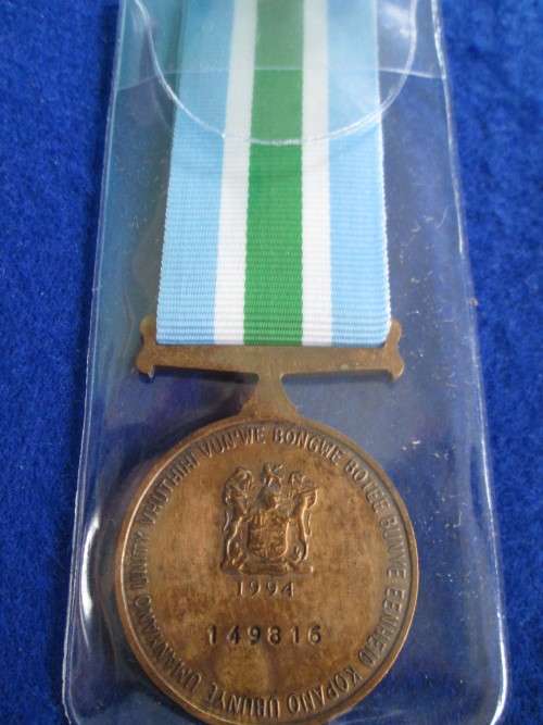Unitas medal 1994,  Numbered.  149816