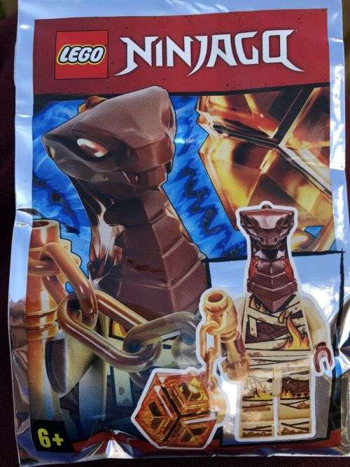 LEGO NINJAGO LIMITED EDITION PYRO VIPER MINIFIGURE FOIL BAG 891954