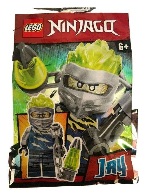 Lego Ninjago Jay With Mega Lightning Chain Mini Figure Polybag 891958