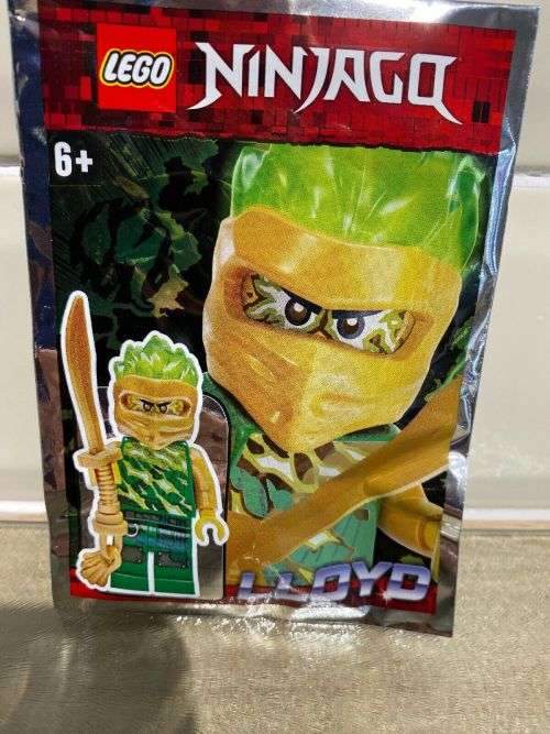 LEGO NINJAGO LIMITED EDITION LLOYD MINIFIGURE FOIL BAG 892060