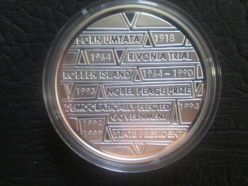 Mandela Norway Silver Medallion 1oz.  2008