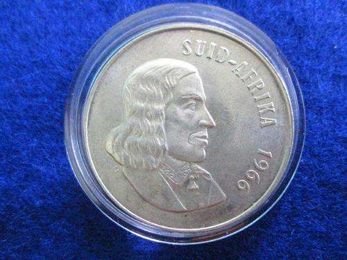 1966 A R1 One Rand - Silver - Suid Afrika - As per scan.