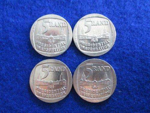 1994 Presidential Inauguration Circulated Coins (X 4).  Bid per coin to take the lot.