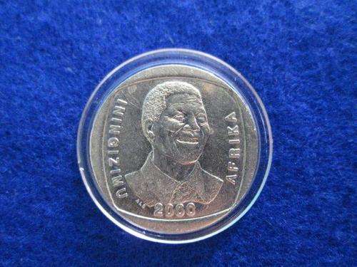2000 Nelson Mandela R5. Circulated.