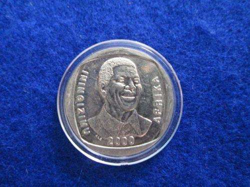 2000 Nelson Mandela R5. Circulated.