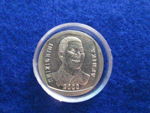 2000 Nelson Mandela R5. Circulated.