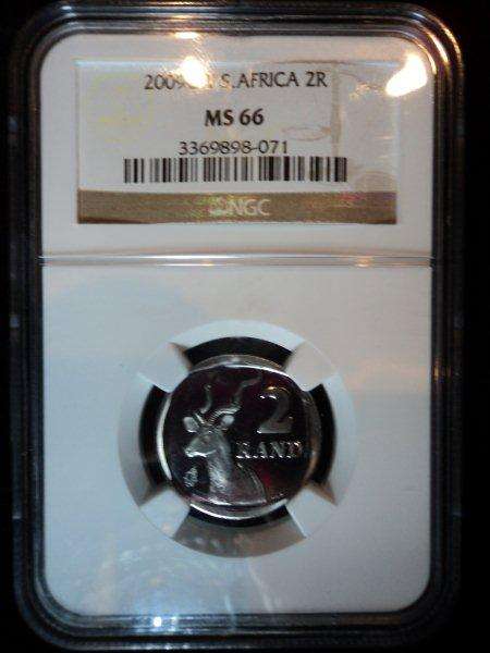 "Very special " MS66 - NGC - 2009 Oom Paul R2 Mintmark Coin.