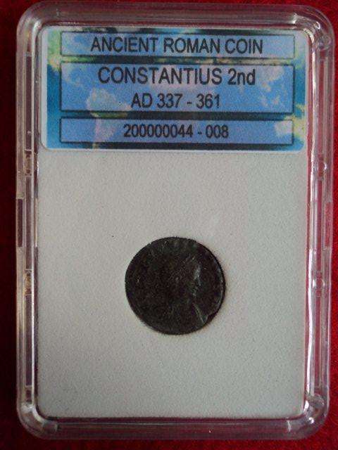 ANCIENT ROMAN COIN - CONSTANTIUS 2nd - AD 337 - 361.