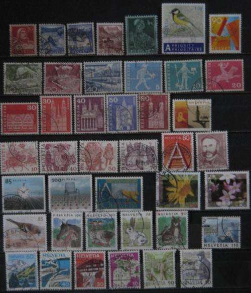 42 different used from helvetia swiss