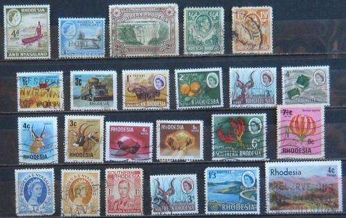 23 used lot from rhodesia