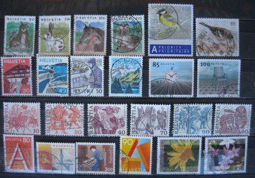 24 different used from helvetia