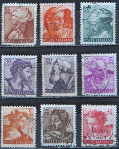 9 different used from italy