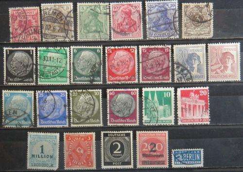 24 different used from deutse reich/post