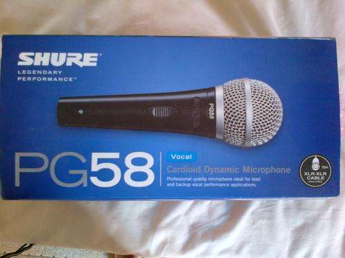 Microphone - DJ . SHURE PG58