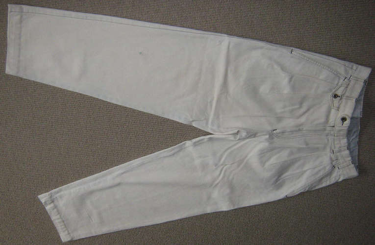 CASUAL TROUSERS - OFF-WHITE / STONE - SIZE 30