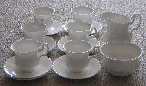 ROYAL ALBERT  "REVERIE"  COFFEE SET - 15 PIECE