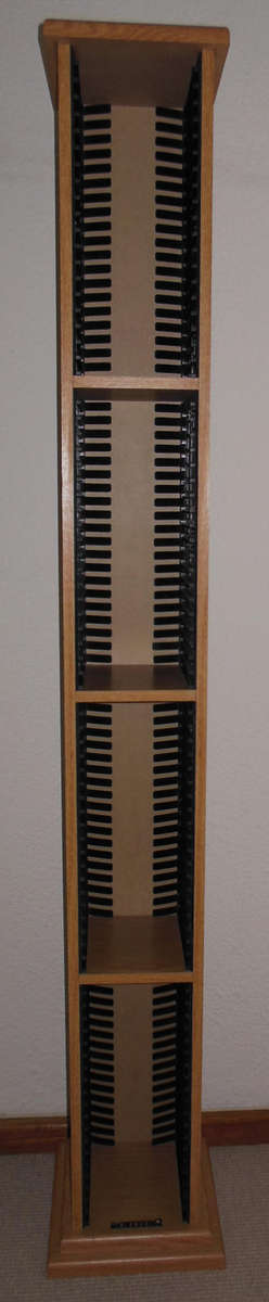 CD STORAGE STAND - HOLDS 80 CDs