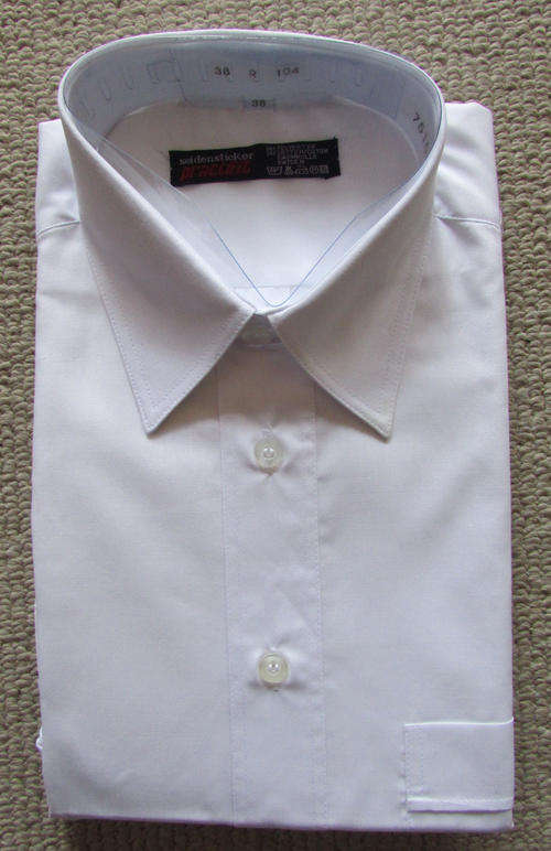 WHITE LONGSLEEVED SHIRT  - GERMAN MAKE - NEW
