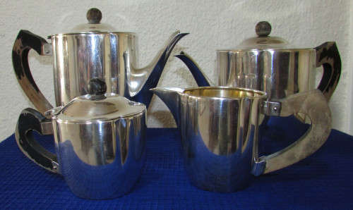 SILVER PLATED TEA AND COFFEE SET