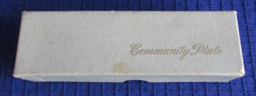 Community Plate Silver Tea Spoons with Box -  Set of 6