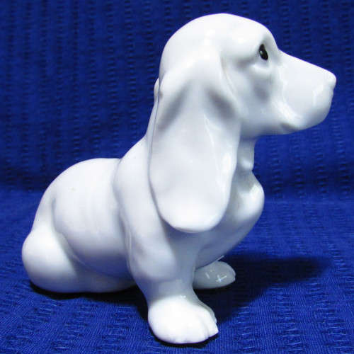 3 SMALL DACHSHUND FIGURINES