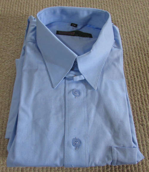 BLUE LONG SLEEVED SHIRT