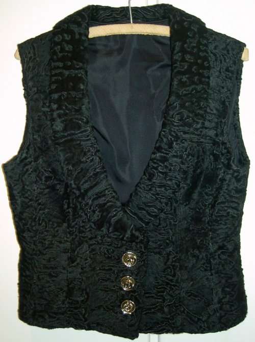 Karakul Fur Waistcoat