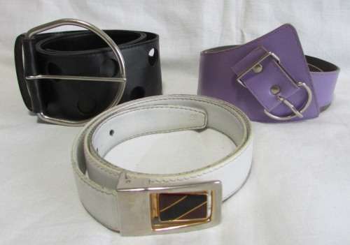 3 BELTS - One Leather