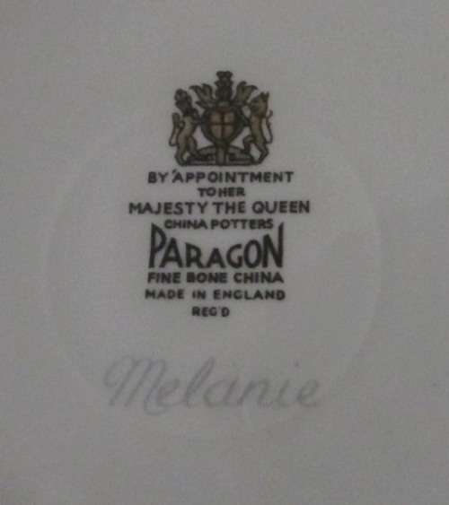 PARAGON TEA SET - MELANIE PATTERN