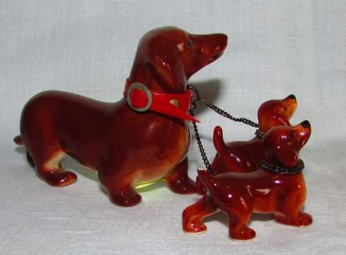 GOEBEL DACHSHUND FAMILY