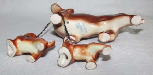 GOEBEL DACHSHUND FAMILY