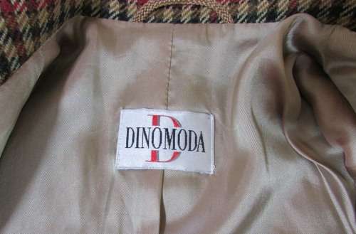 BEAUTIFUL CHECKED DOUBLEBREASTED WOOL JACKET - GERMAN MAKE