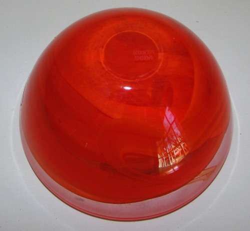 KOSTA BODA "ATOLL" BOWL - ORANGE