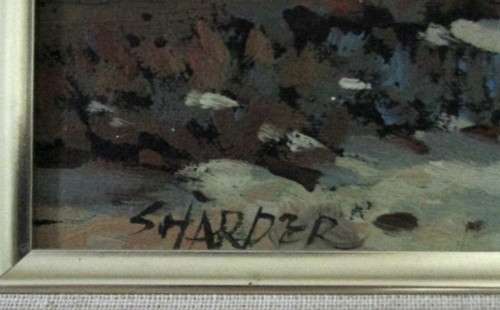 LOVELY OIL PAINTING, - SIGNED