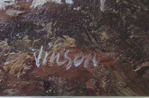 BEAUTIFUL OIL PAINTING - SIGNED VINSON