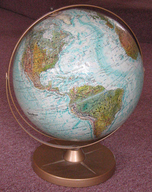 WORLD OCEAN SERIES GLOBE