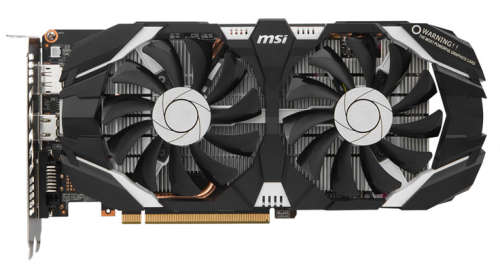 GeForce MSI GTX1060 3gig Graphics Card