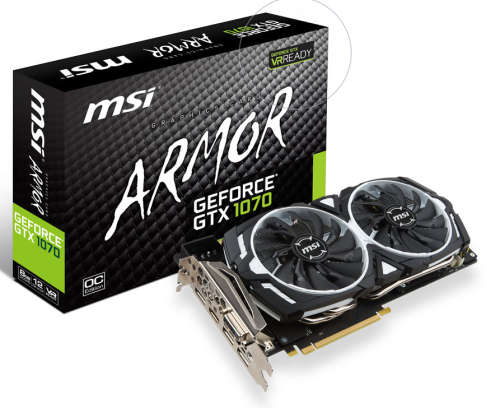 MSI GTX1070 Armor OC Edition